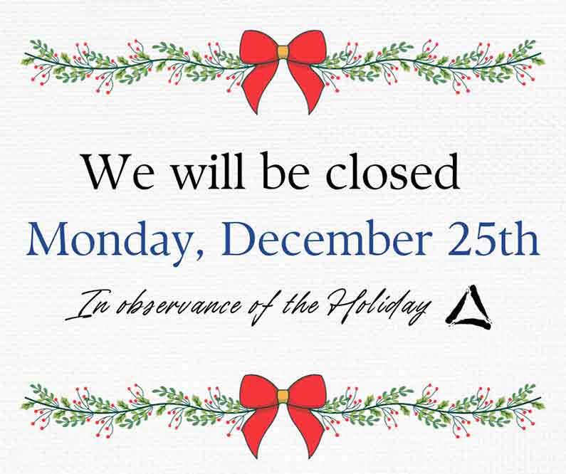 Christmas 2023 Office Closed