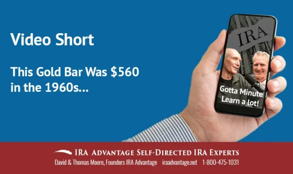 This Gold Bar Was 560 In The 1960s